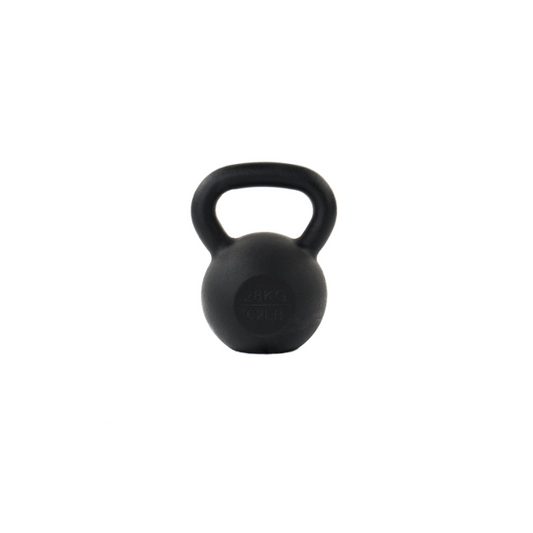 Attack Fitness Cast Iron Kettlebell 28kg - Black