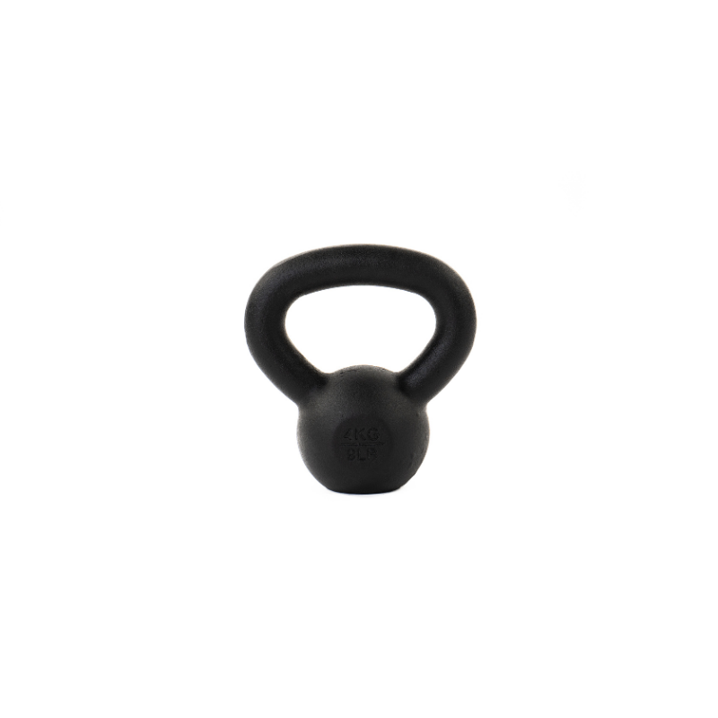 Attack Fitness Cast Iron Kettlebell 4kg - Black