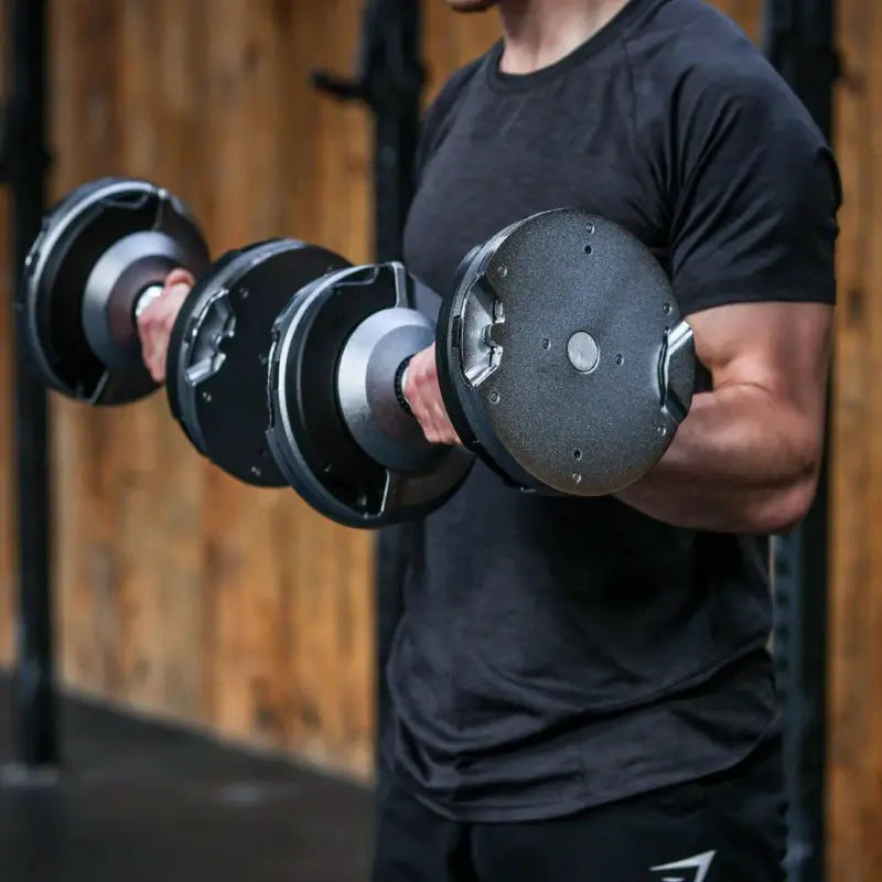 Assassin Goods Stealth Premium Adjustable Dumbbells (Pair) + Adjustable Bench
