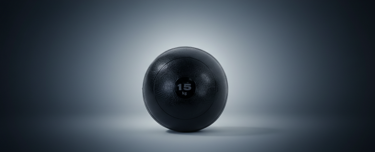 Attack Fitness Slam Ball 15kg - Black - Peak Health and Fitness