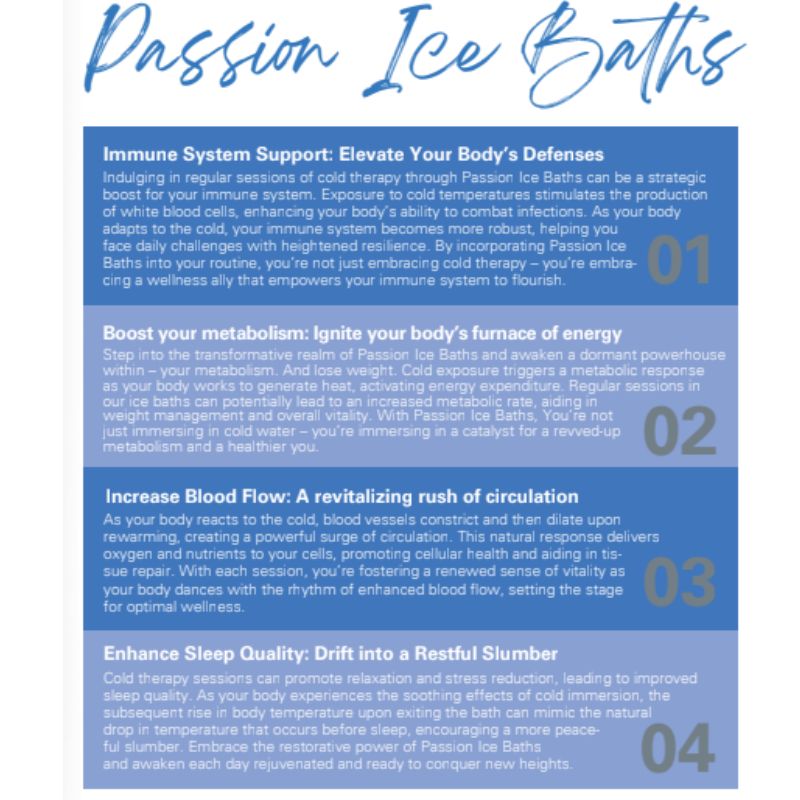 The Wim Hof Faith Ice Bath by Passion Ice Baths