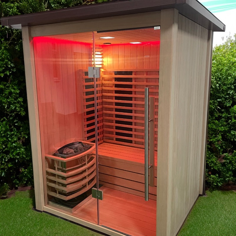 Insignia MXOS1700 3rd Gen Hybrid Outdoor Sauna 1700mm X 1500mm