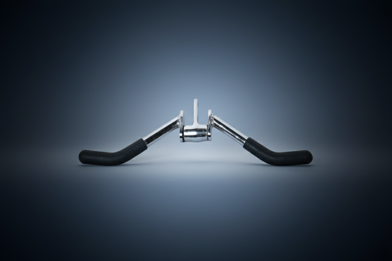 MYO Strength Cable Attachment - Balanced V Bar - PU Grips - Peak Health and Fitness