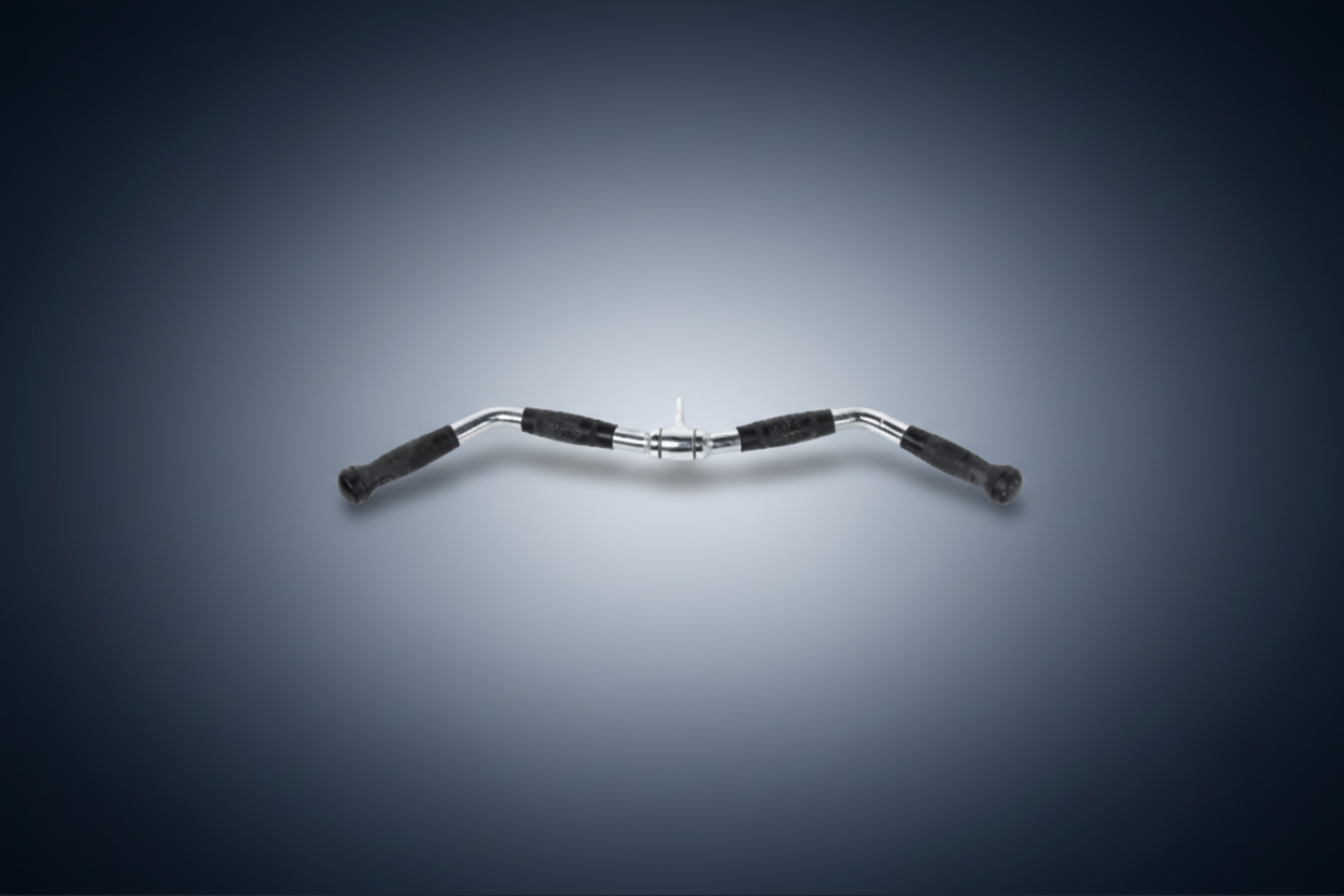 MYO Strength Cable Attachment - Tricep / Bicep Bar - PU Grips - Peak Health and Fitness