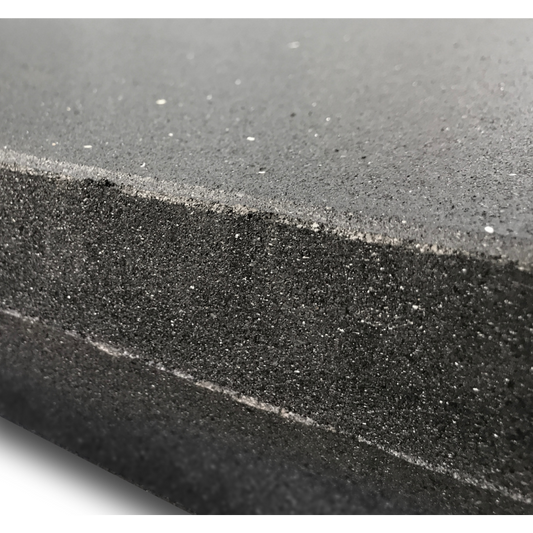 MYO Rubber Black Tile (High Density Shock) 1000mm x 1000mm x 40mm