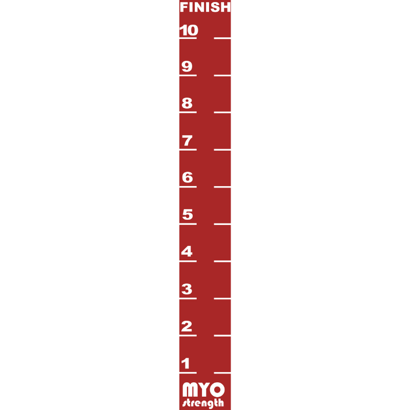 MYO Strength 10m x 1.3m Sprint / Sled Track (Red)