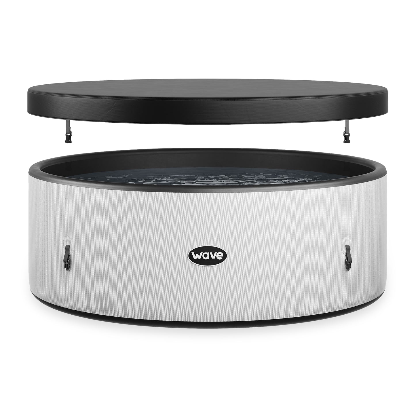 Wavespa Ontario | 4/6 Person Round Drop Stitch Hot Tub | Herringbone