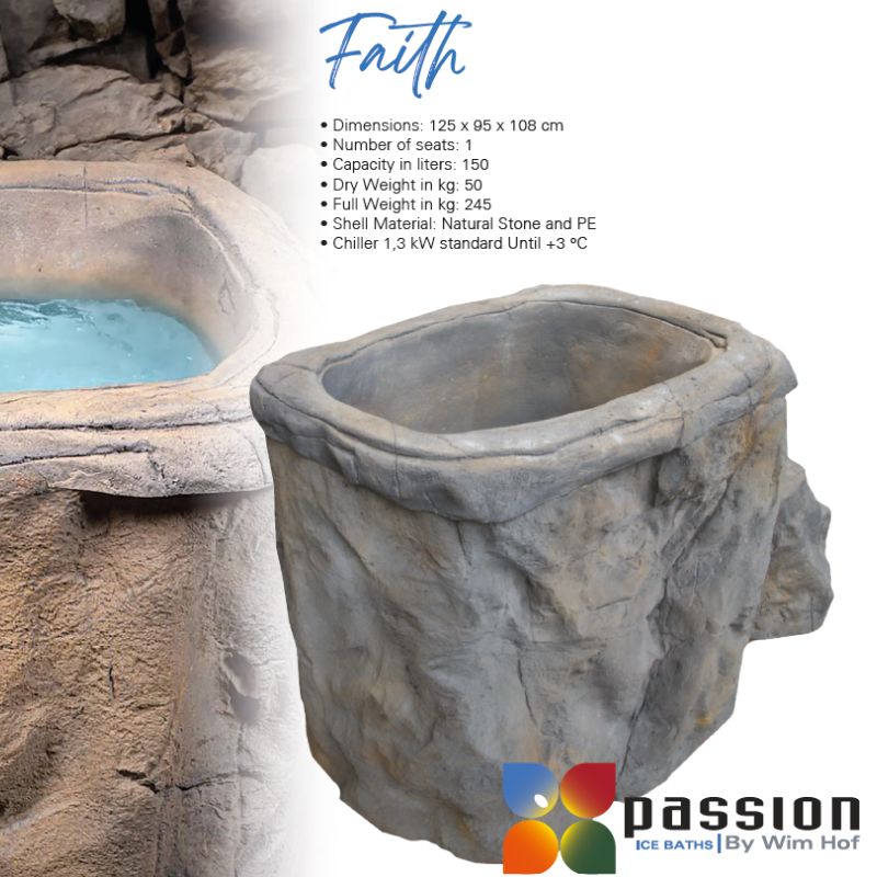 The Wim Hof Faith Ice Bath by Passion Ice Baths