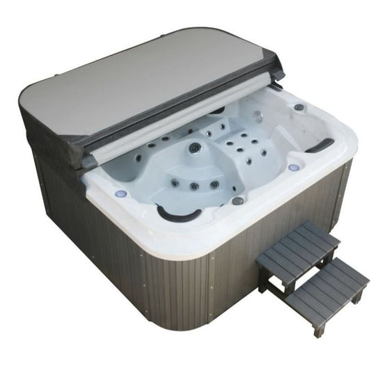 H20 4200 Series Twin Lounger (Twin-pump) 13A Plug & Play Hot Tub - Peak Health and Fitness