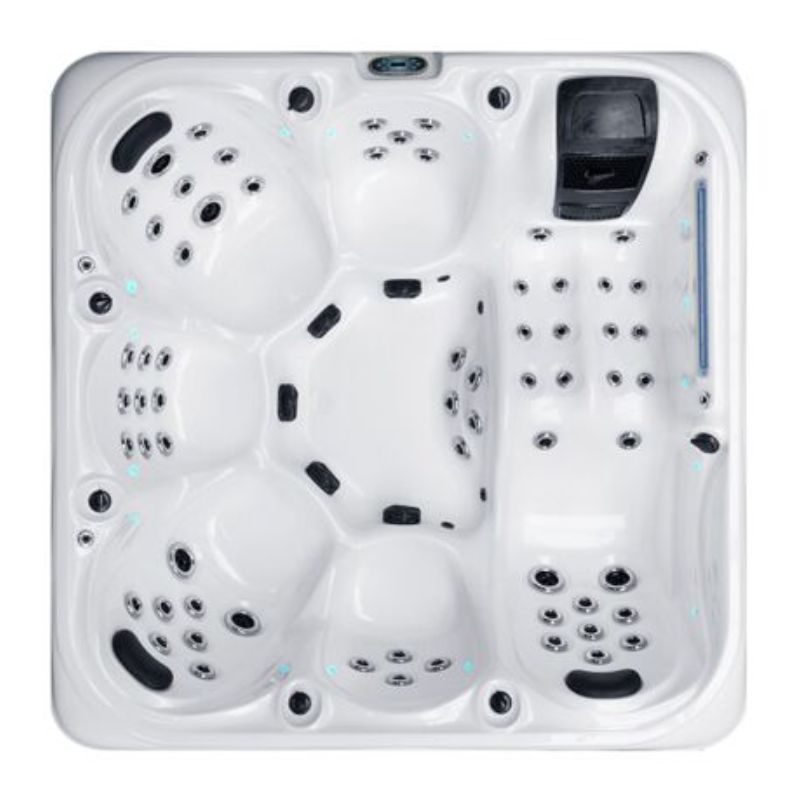 6 person hot tub with lounger UK