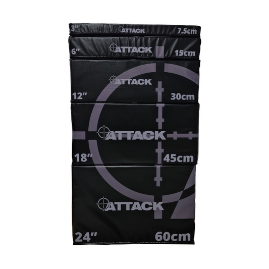 Attack Fitness Urban Soft Plyo Box Set - 5 Piece - Black