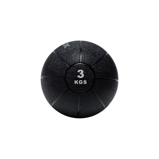 Attack Fitness Medicine Ball - Black - 3kg