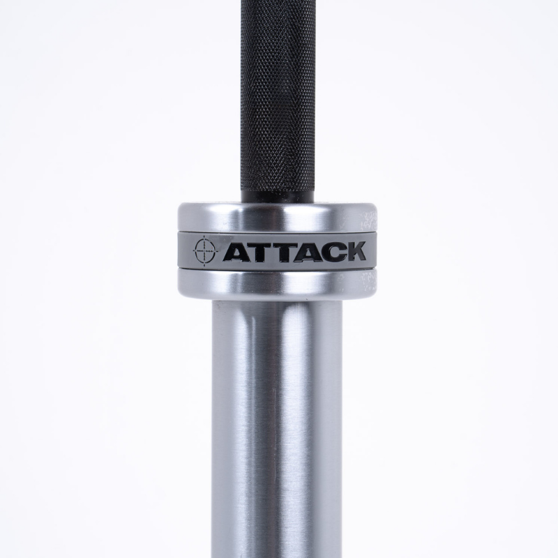 Attack Fitness Olympic 7ft Bar - Ceramic Coated Black