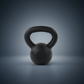 Attack Fitness Cast Iron Kettlebell – 20kg Black - Peak Health and Fitness