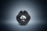 Attack Fitness Double Grip Medicine Ball - Black - 5kg - Peak Health and Fitness