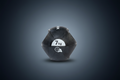 Attack Fitness Double Grip Medicine Ball - Black - 7kg