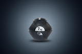 Attack Fitness Double Grip Medicine Ball - Black - 7kg - Peak Health and Fitness