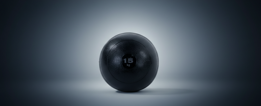 Attack Fitness Slam Ball 15kg - Black - Peak Health and Fitness