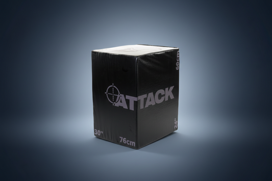 Attack Fitness Urban 3 In 1 Soft Plyo Box - Black - Peak Health and Fitness