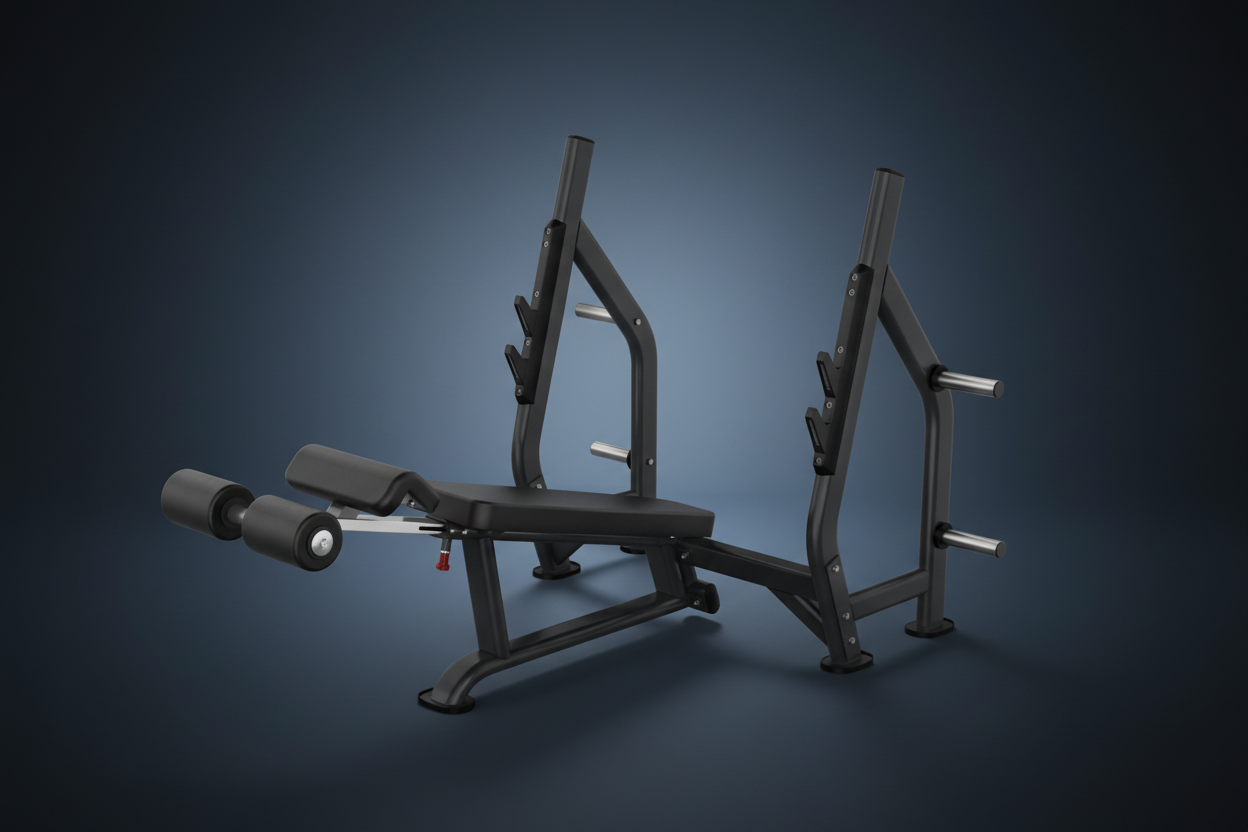 Attack Strength Olympic Decline Bench - Peak Health and Fitness