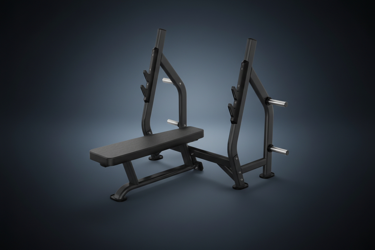Attack Strength Olympic Flat Bench - Peak Health and Fitness