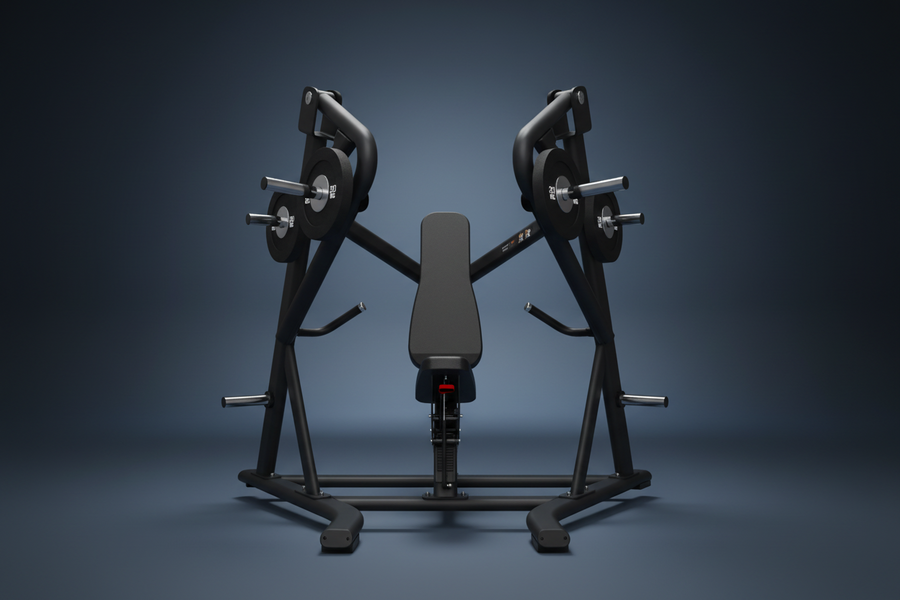 Attack Strength Plate Loaded Chest Press Machine - Peak Health and Fitness