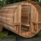 Almost Heaven Huntington 4-6 Person Canopy Barrel Sauna