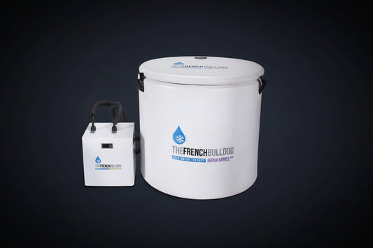 The French Bulldog Chill Master Pro White repair barrel and smaller container with