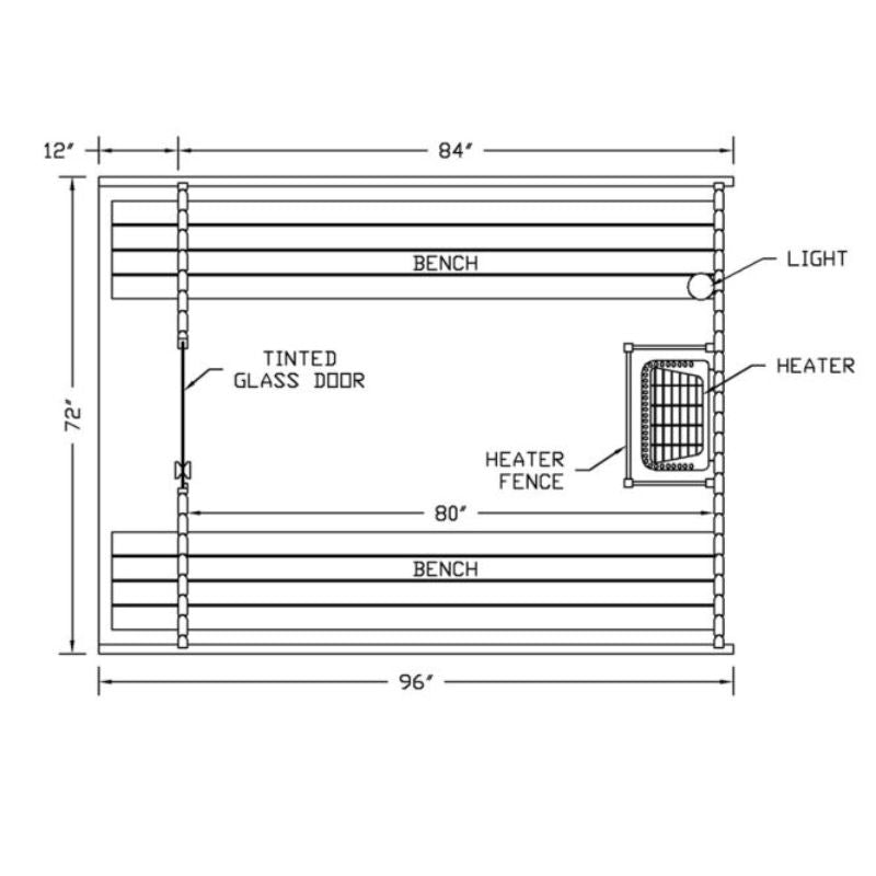 Finnish barrel sauna for home