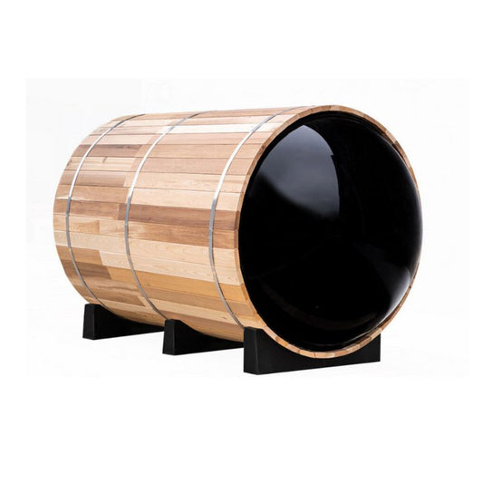 Fonteyn Barrel Sauna Red Cedar Panorama 1800-2400