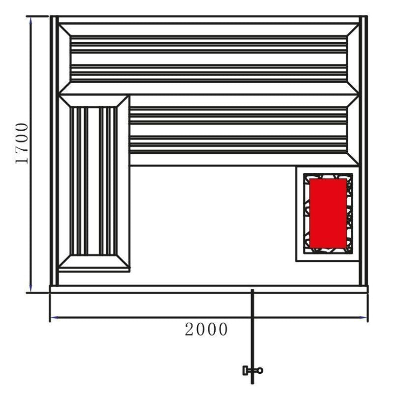 Fonteyn Sauna Luxor 200 - 220