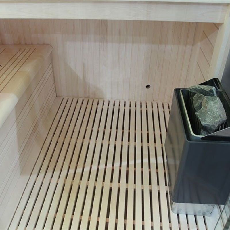 Fonteyn Sauna Marriott Abachi wood interior