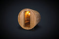 Fonteyn Barrel Sauna Rustic Red Cedar