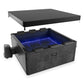 WaveSpa Adriatic | 6 Person Square Aluminium Frame Hot Tub | Black Wood