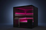 Harvia Bespoke Sauna with Harvia HD364M Delta Heater - Peak Health and Fitness