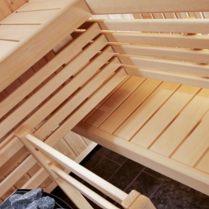 Harvia Bespoke Sauna with Harvia HD364M Delta Heater - Peak Health and Fitness