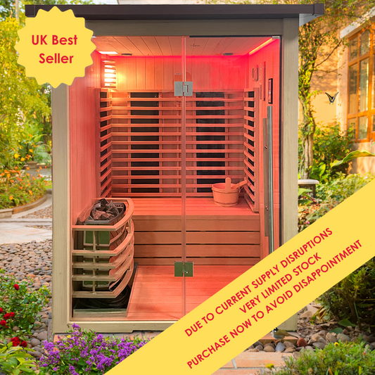 Insignia MXOS1700 3rd Generation Hybrid Outdoor Sauna 1700mm X 1500mm