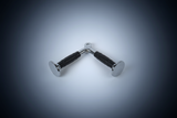 MYO Strength Cable Attachment – Angled Press Down Bar with End Plates (PU Grips) - Peak Health and Fitness