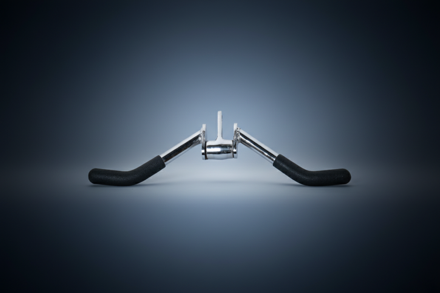 MYO Strength Cable Attachment - Balanced V Bar - PU Grips - Peak Health and Fitness