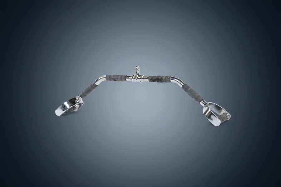 MYO Strength Cable Attachment - Lat Pulldown Bar with Parallel Hand Grips (80cm) - PU Grips - Peak Health and Fitness