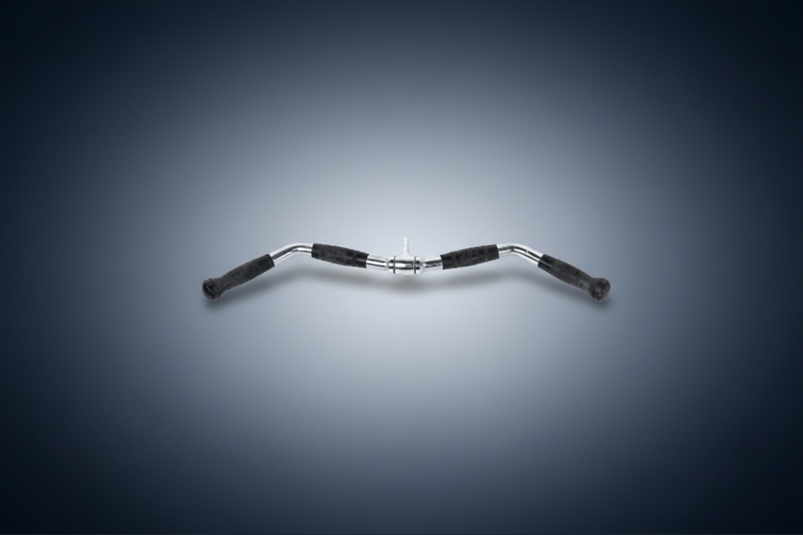 MYO Strength Cable Attachment - Tricep / Bicep Bar - PU Grips - Peak Health and Fitness