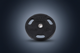 MYO Strength Olympic Disc Rubber Coated Black - 25kg - Peak Health and Fitness