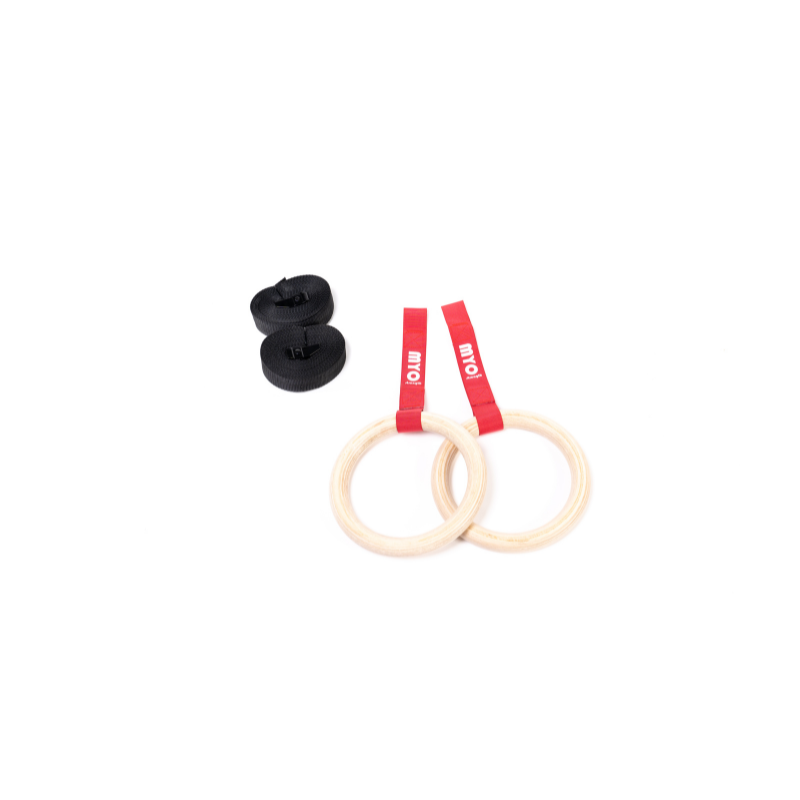 MYO Strength Gym Rings (Wooden)