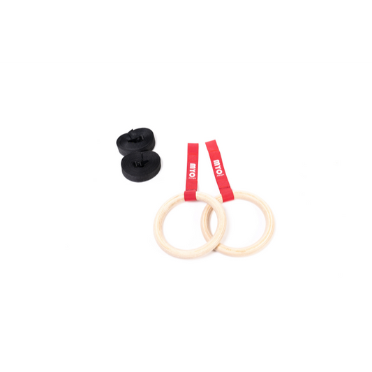 MYO Strength Gym Rings (Wooden)