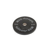 MYO Strength Olympic Solid Rubber Bumper Plate - 10kg Black - 450mm