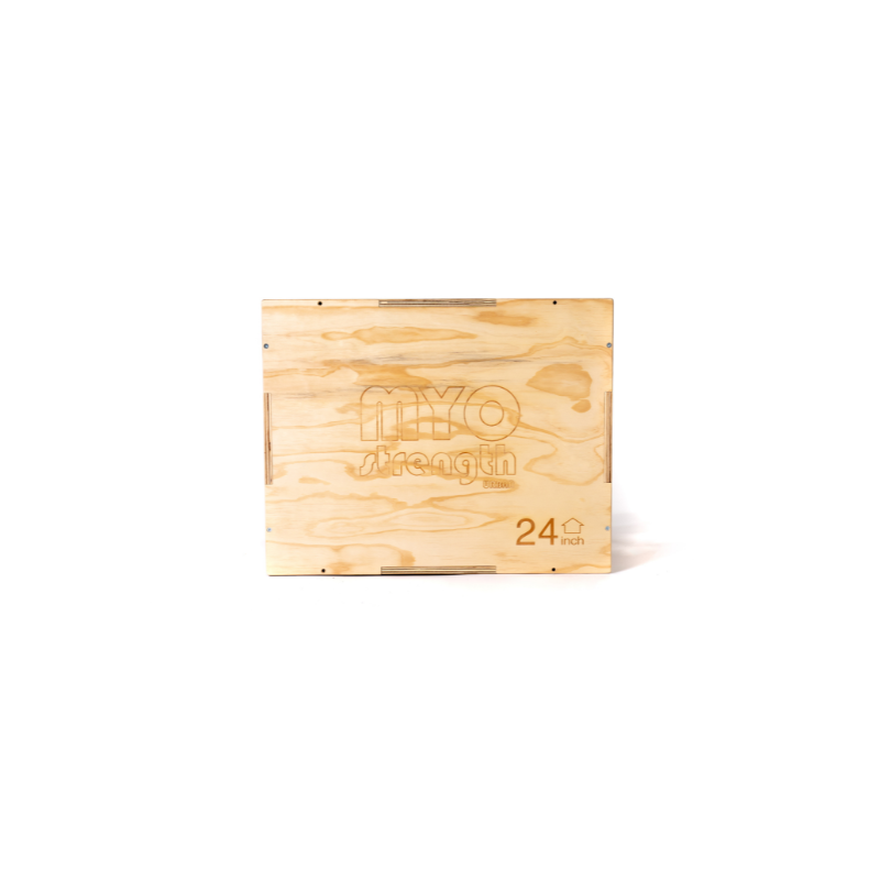 MYO Strength Plyometric Box - Wooden (3 Heights 20/24/30 inch)