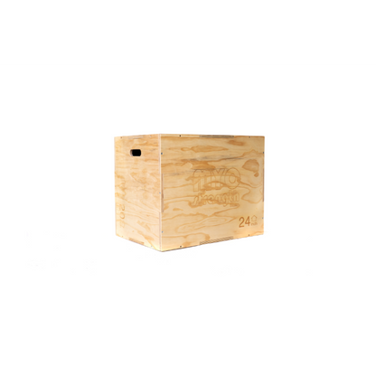 MYO Strength Plyometric Box - Wooden (3 Heights 20/24/30 inch)