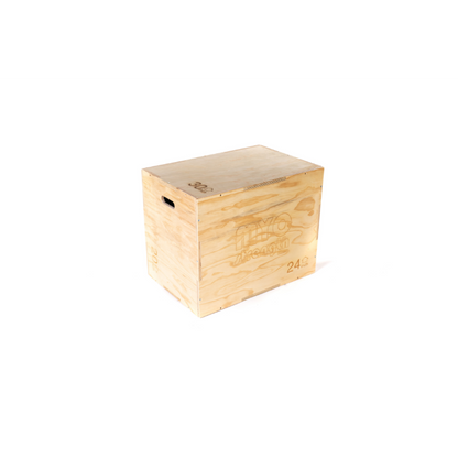 MYO Strength Plyometric Box - Wooden (3 Heights 20/24/30 inch)