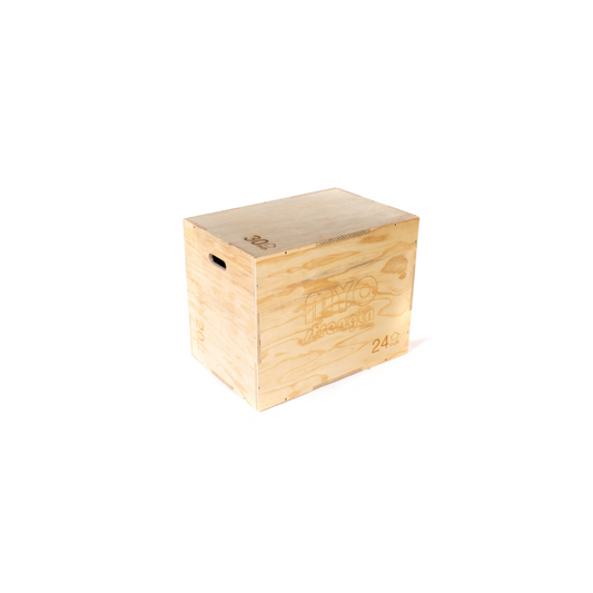 MYO Strength Plyometric Box - Wooden (3 Heights 20/24/30 inch)