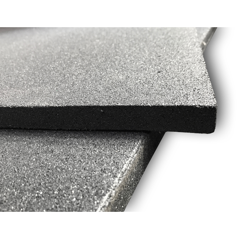 MYO Strength Rubber Black Tile 1000mm x 1000mm x 20mm